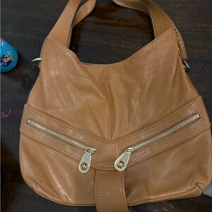 Michael Kors Tan Leather Shoulder Bag